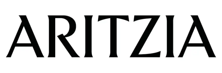 Logo in black text that reads Aritzia