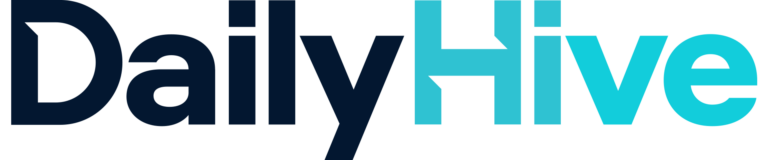 Daily Hive's text logo with "Daily" in dark blue and "Hive" in a lighter blue