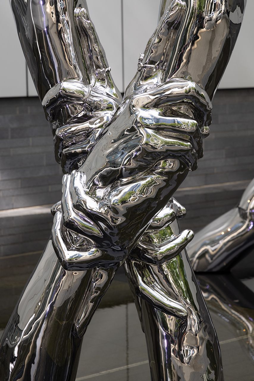 Detail of Hank Willis Thomas, Nexus, 2022, at Offsite
