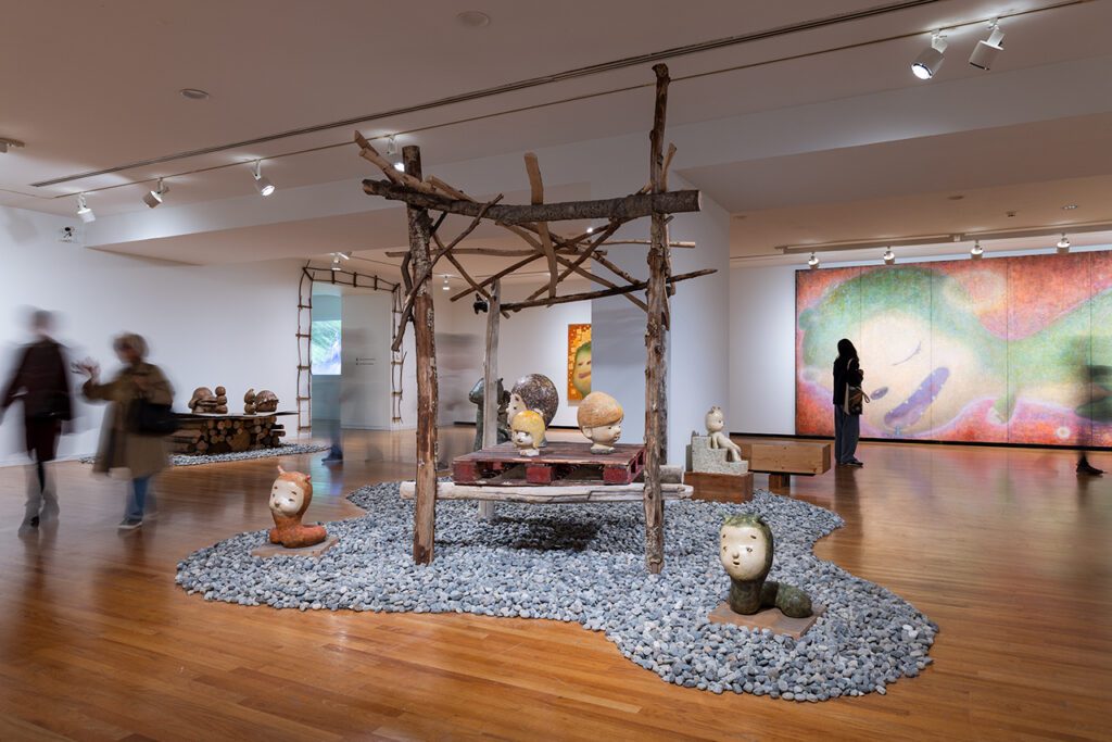 Installation view of Otani Workshop: Monsters In My Head, exhibition at the Vancouver Art Gallery, May 25, 2025 to November 9, 2025
