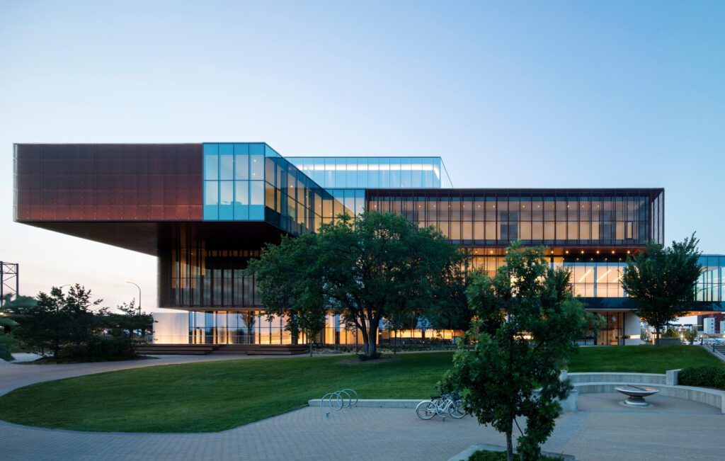 A photograph of the Remai Modern in Saskatchewan.
