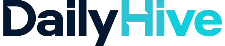 Daily Hive's text logo with "Daily" in dark blue and "Hive" in a lighter blue